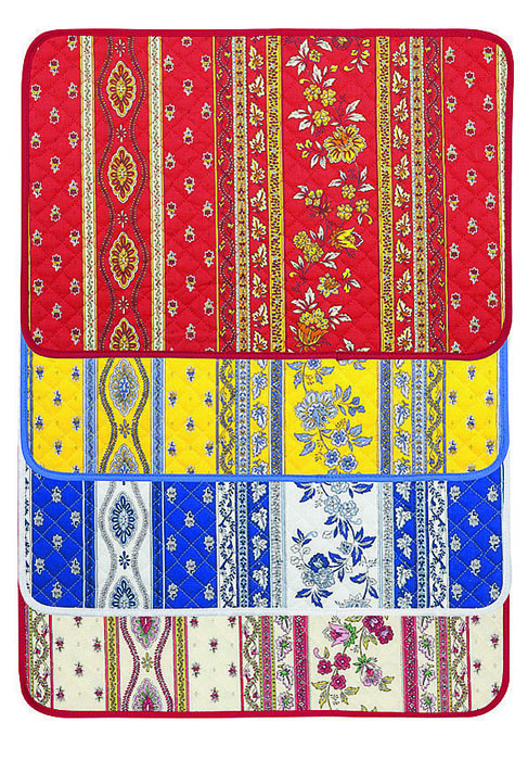Provence quilted placemat (Marat d'Avignon / Avignon. 5 colors)